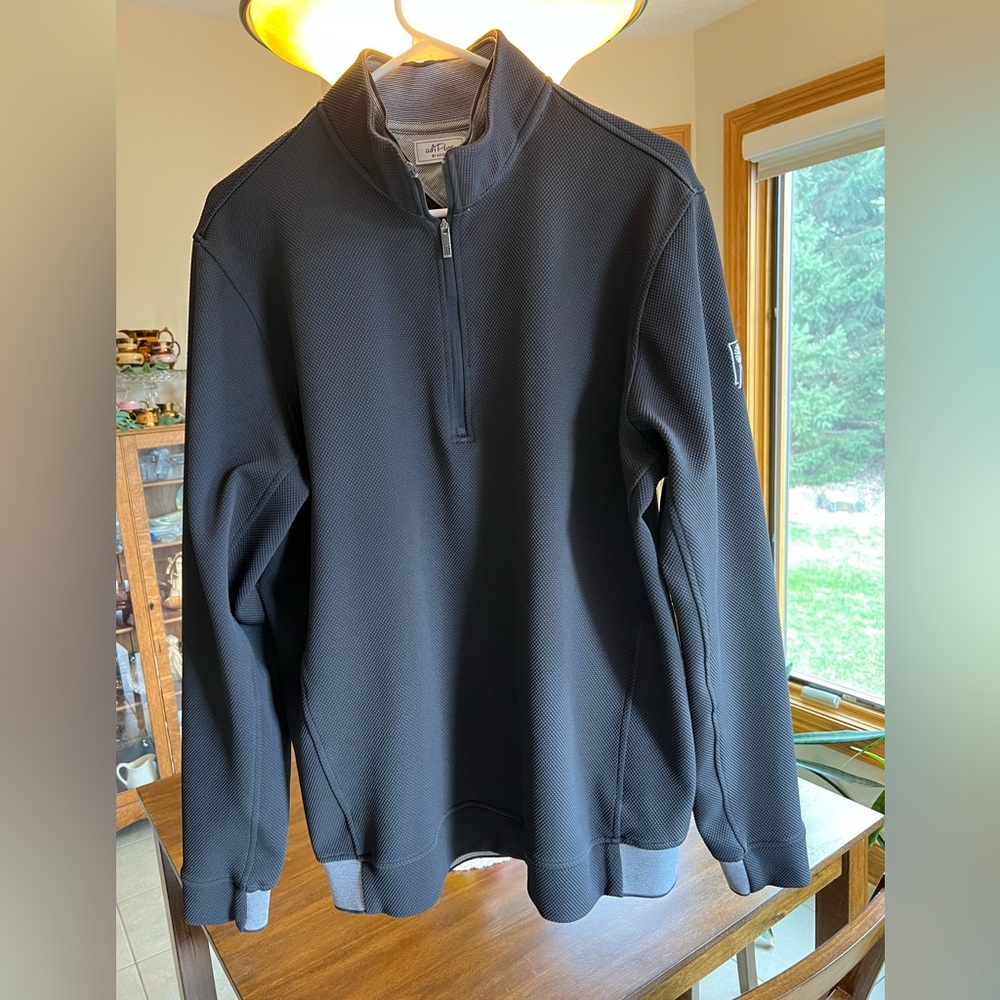 adi Pure by Adidas Black Golf Pullover
